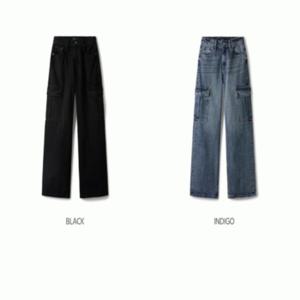 후아유 여성용 카고 데님 팬츠/ Cargo Denim Pants (F)_A WHTJE4T31F