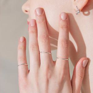 [Hei][수영, 아린, 윈터,정유미, 태연, 유리, 이성경, 수지 착용] slim layered 3set ring