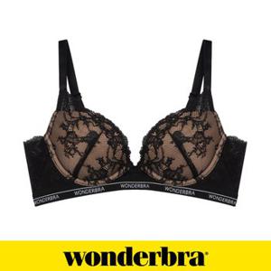 [Wonderbra] 플로럴 부스트 브라1종 블랙