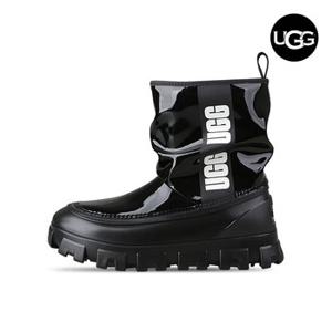 어그 (W) UGG 클래식 브렐라 미니 여성 겨울 방한 레인 부츠 1144059-BLK