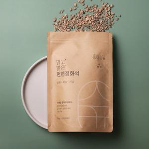 온다숲 천연 자연기화식 가습기 정화석 3kg+전용접시2개