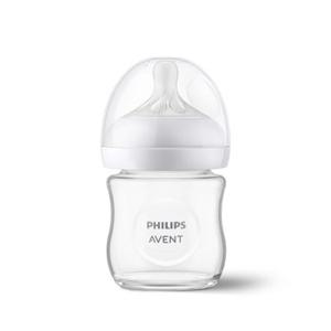 필립스 아벤트 아기편한 유리 젖병 120ml 1P (0m+ 젖꼭지 포함) SCY930/01