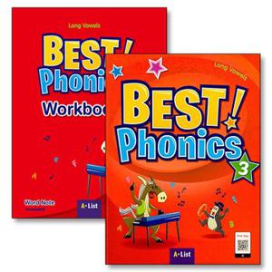 베스트 파닉스 Best Phonics 3 교재 워크북 세트 책 (전2권)