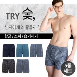 TRY 활력 숯 트렁크 5종 B세트