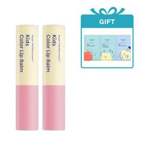 궁중비책 키즈 컬러 립밤 3.3g x 2개 +[GIFT] 샴푸&컨디셔너&바디워시 4ml 샤셰 (11/18~11/30)