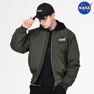 NASA 나사 남녀공용 양면 리버시블 투웨이 MA-1 자켓 블루종 항공점퍼 아우터  N-853UKH