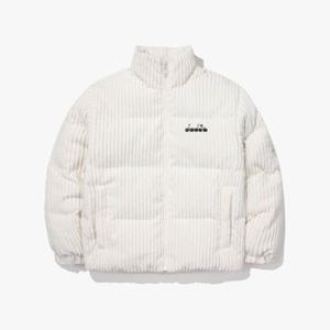 [디아도라 공식] 레거시 코듀로이 숏 덕다운 자켓 OFF WHITE