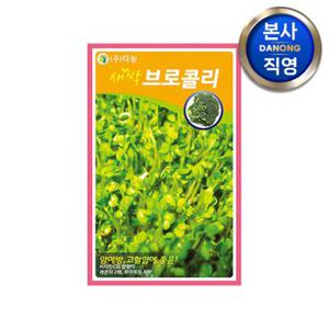 새싹 브로콜리 씨앗 30g . 무소독 채소 수경 재배 씨 종자.