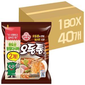 오뚜기 오동통면 x 40봉 / 라면 봉지라면 한박스