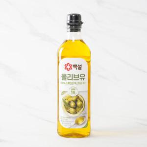 메가마트 CJ 백설 100% 스페인산 압착 올리브유 900ml