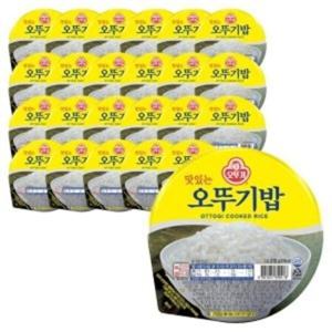 맛있는 오뚜기밥 210g 24개 즉석식품 즉석밥