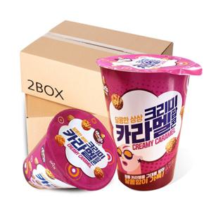 커널스팝콘 크리미카라멜 컵팝콘 65g 1BOX (총24개) 영화관 캠핑 편의점 맥주안주 집콕 파티 단체 간식