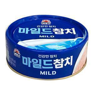 사조 마일드 참치 200g x10캔 / 참치캔 통조림 담백한 캠핑 자취