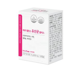 비타테미 하루 밸런스 유산균 플러스 질건강 장 여성 프로바이오틱스 4중 기능성 특허 캡슐 아연 면역 특가