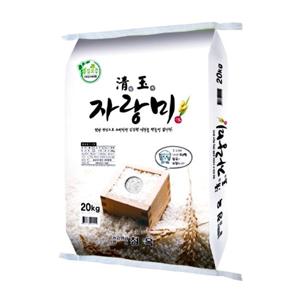 햅쌀 청옥 자랑미 20kg 찰기 밥맛좋은 쌀 백미 상등급 햇쌀 밥 2024년 전라남도 영암군