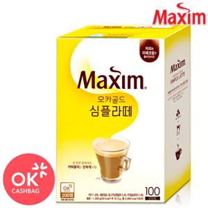 맥심 모카골드 심플라떼 100T  /커피/커피믹스