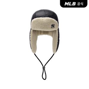 [MLB] 베이직 프리미엄 윈터 패딩 트루퍼 귀달이 캡 NY (Black)