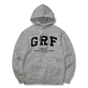 세미 오버핏 GRF 엠보 자수 크루넥 후드 티셔츠 GFHT020