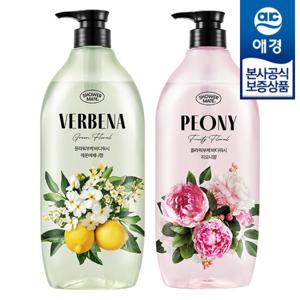 [애경] 샤워메이트 플라워부케 바디워시 900ml x2개