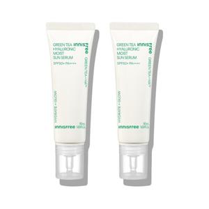 [2개] 이니스프리 그린티 수분 선세럼 SPF50+ PA4+ 50mL