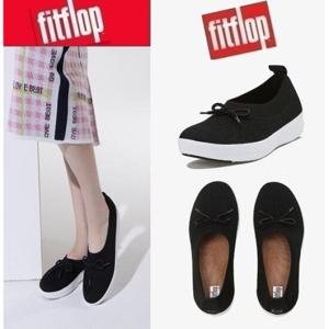 핏플랍 [FITFLOP] FFSO4F003BK 24FW 우버니트 리본 슬립온_블랙 여성플랫