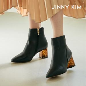 [JINNY KIM] 리얼레더 Leo 레오 앵클부츠 6cm