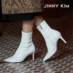 [JINNY KIM] J SPAN ANKLE 제이 스판 앵클 부츠 8cm