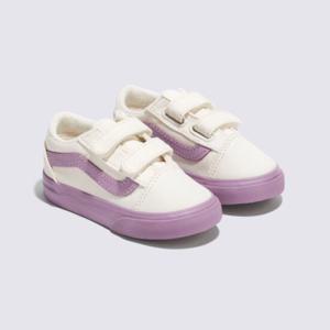 반스 VN0009RCD45 VANS 토들러 Old Skool 올드스쿨 V 아동 키즈 스니커즈 캔버스화 키즈 신학기 유아동