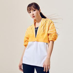 [데상트공식][70%OFF] 컬러블록 아노락 바람막이 SN123RWB23