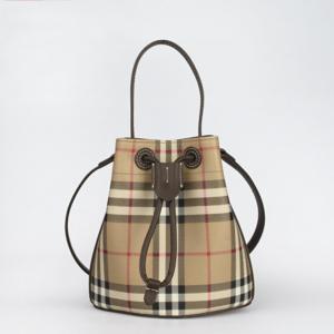 [BURBERRY]  빈티지 체크 미니 버킷백 8100488