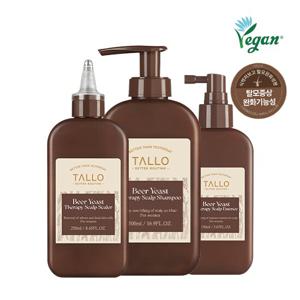 [딸로] 맥주효모탈모샴푸500ml +스케일러250ml+두피에센스150ml