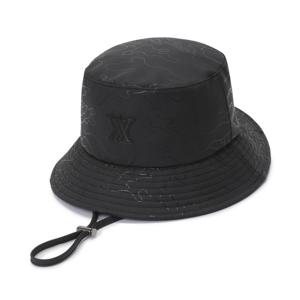 [어뉴골프] GLOSSY LINE BUCKET HAT_BK