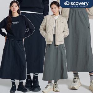 디스커버리 24FW 여성 파라슈트 스커트 치마 DWSK41044