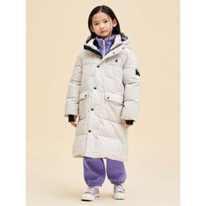 [30%OFF][BEANPOLE KIDS]베이직 덕다운 롱패딩  베이지 (BI3X38U01A)