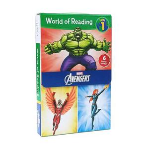 (영어원서) World of Reading Level 1 Marvel Avengers 6종 리더스 Box Set (Paperback)(CD없음)