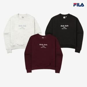 [FILA] 여성 루즈핏 소프트 기모 맨투맨 3종 택 1 (FS2POE4151F_SKU)