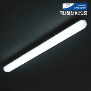 LED 일자등 30W 6500K 주광색 흰빛 국산 삼성칩 LED형광등 주방등 방등 사무실등 오늘출발