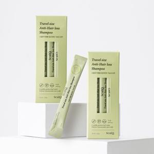 여행용 친환경 비듬 탈모 기능성 일회용 쿨 샴푸 10ml x 5개입