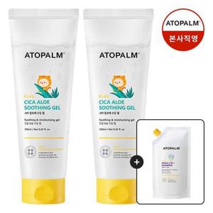 [1+1] 키즈 알로에 수딩 젤 250ml+ 2in1 샴푸 250ml(리필)