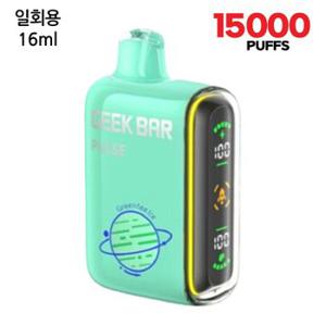 긱바 펄스 그린티아이스 일회용 전자담배 15000puffs