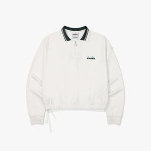 [공식스토어] 몬텔로 카라 크롭 맨투맨 우먼 OFF WHITE (D3322TFS04OWH)