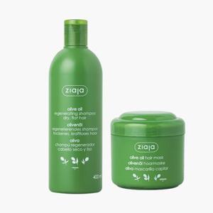 내추럴 올리브 샴푸 400ml + 올리브 헤어팩 200ml