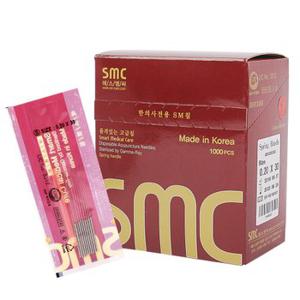 국산한방침 SMC침 0.20x30mm 1Box(1000pcs) 멸균침 FDA CE ISO인증 일회용침