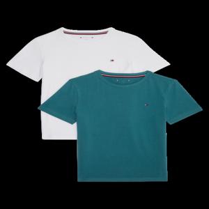 [SET] 2PACK 반팔 티셔츠 (화이트/다크그린)