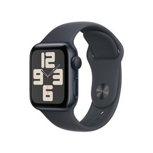 Apple [12/6일 입고예정] 애플워치SE 40mm, GPS (미드나이트 알루미늄, 미드나이트 스포츠밴드, S/M)-[MXE73KH/A]