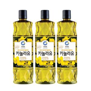 청정원 카놀라유 900ml X 3개