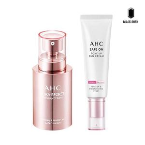 [AHC]AHC 아우라 시크릿 톤업크림 50g + 톤업 선크림 50ml