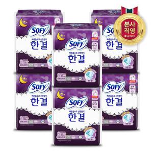 쏘피 한결 생리대 오버나이트 10P x 6팩