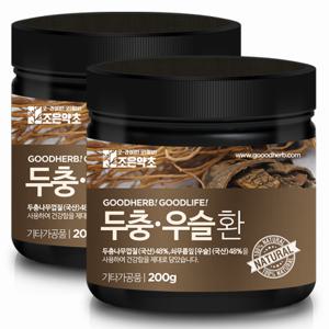 [조은약초] 프리미엄 두충우슬 환 200g x 2통 구성 ( 총 400g )