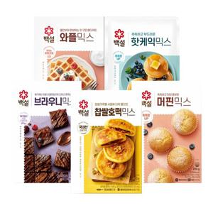 [CJ골라담기]백설 호떡믹스 400g x5개 외 핫케익/브라우니/머핀